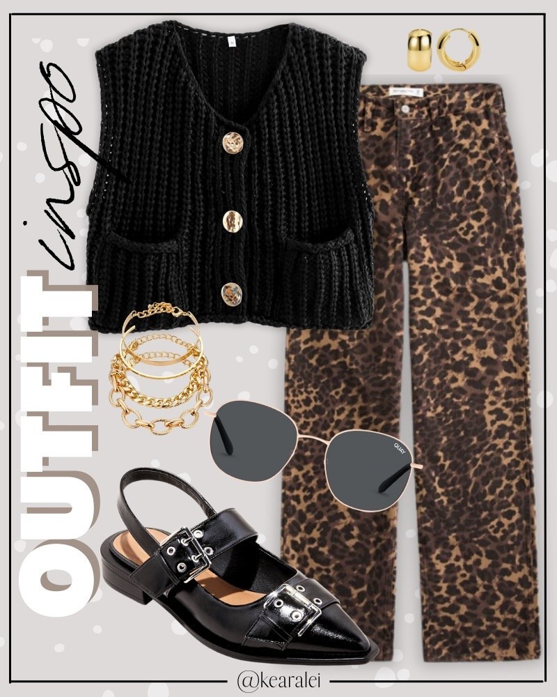 Fall outfits winter outfit teacher outfits business casual Free People inspired outfit looks for less Amazon fashion affordable outfits black chunky short sleeve cardigan gold buttons sweater vest cardigan mock neck sweater shirt knit top with leopard print pants wide leg pants black leather pointed toe buckle flats shoes boho outfit casual mom outfit momiform business casual teacher outfit teaching workwear office work wear outfits || #freepeople #boho #amazon #walmart #target #fashion #fall #teacher
.
.
deals sales sale alert Amazon fashion, teacher outfits, business casual, casual outfits, neutrals, street style, Midi skirt, Maxi Dress, Swimsuit, Bikini, Travel, skinny Jeans, Puffer Jackets, Concert Outfits, Cocktail Dresses, Sweater dress, Sweaters, cardigans Fleece Pullovers, hoodies, button-downs, Oversized Sweatshirts, Jeans, High Waisted Leggings, dresses, joggers, fall Fashion, winter fashion, leather jacket, Sherpa jackets, Deals, shacket, Plaid Shirt Jackets, apple watch bands, lounge set, Date Night Outfits, Vacation outfits, Mom jeans, shorts, sunglasses, Disney outfits, Romper, jumpsuit, Airport outfits, biker shorts, Weekender bag, plus size fashion, Stanley cup tumbler, boots booties tall over the knee, ankle boots, Chelsea boots, combat boots, pointed toe, chunky sole, heel, high heels, mules, clogs, sneakers, slip on shoes, Nike, adidas, vans, dr. marten’s, ugg slippers, golden goose, sandals, high heels, loafers, Birkenstocks, Steve Madden Target, Abercrombie and fitch, Nordstrom


#LTKMidsize #LTKootd #LTKWorkwear