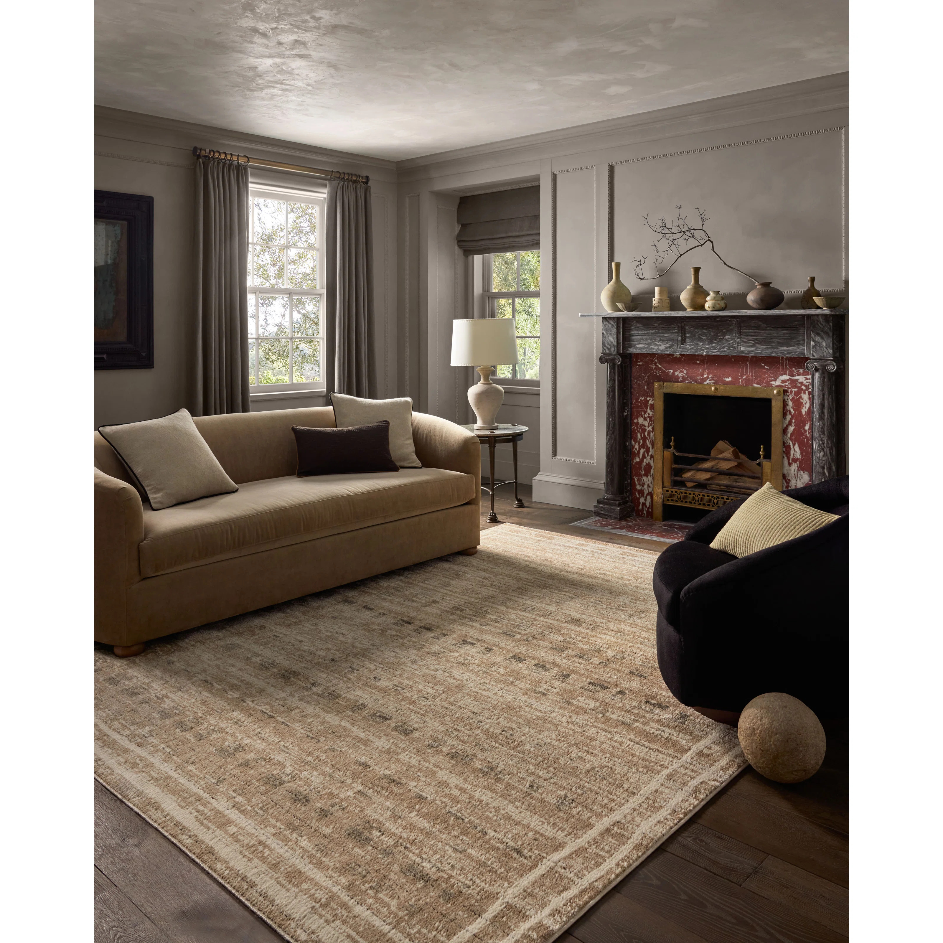 Jeremiah Brent x Loloi Bleecker Khaki / Natural Area Rug | Wayfair North America