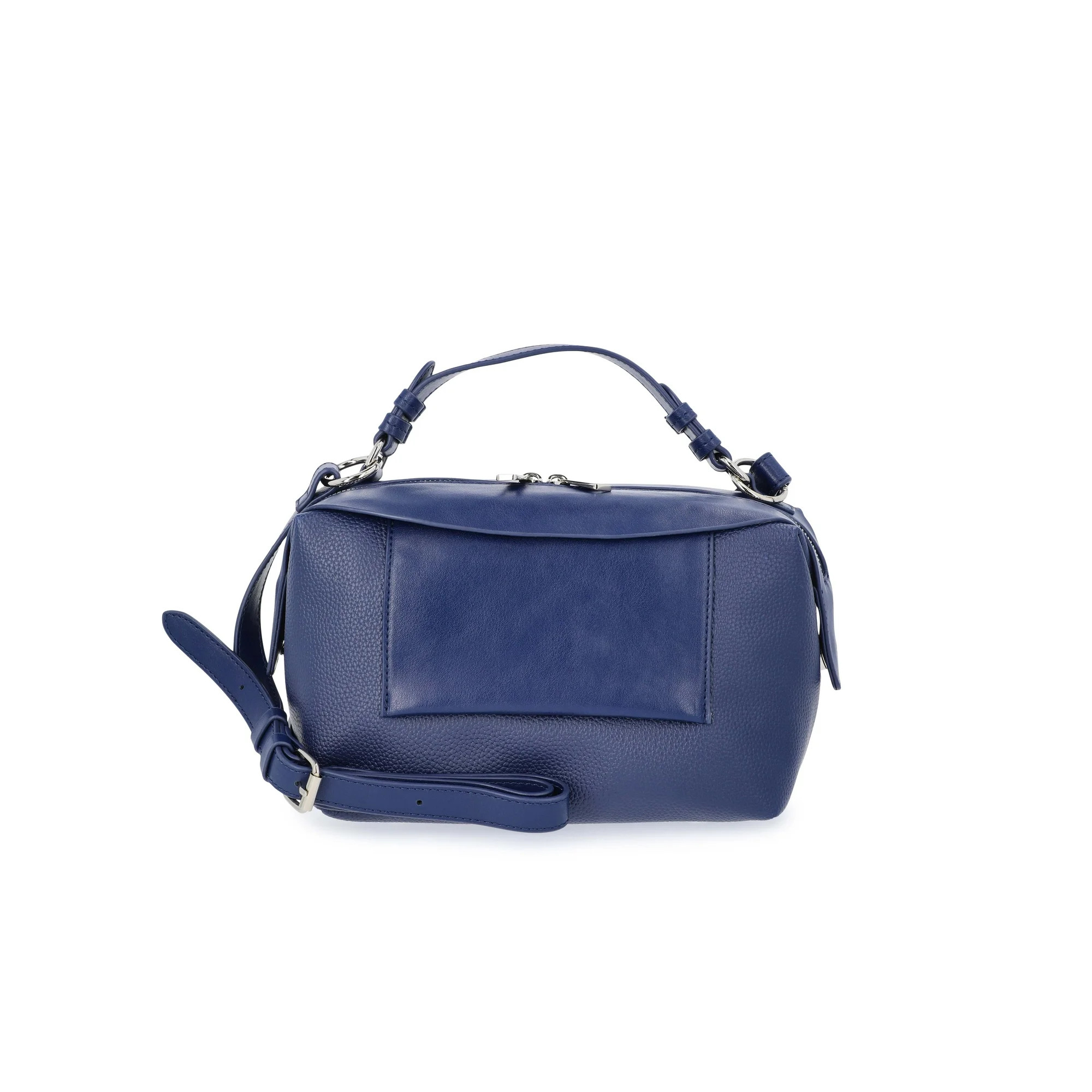Free Assembly Women's Faux Leather Crossbody Handbag, Denim Blue | Walmart (US)