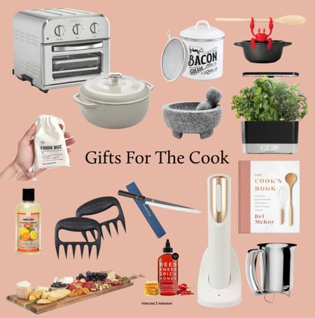 Gift ideas for the one who loves cooking. #amazon #giftguide #cook #ilovetocook #gifts 

#LTKfindsunder100 #LTKGiftGuide #LTKhome