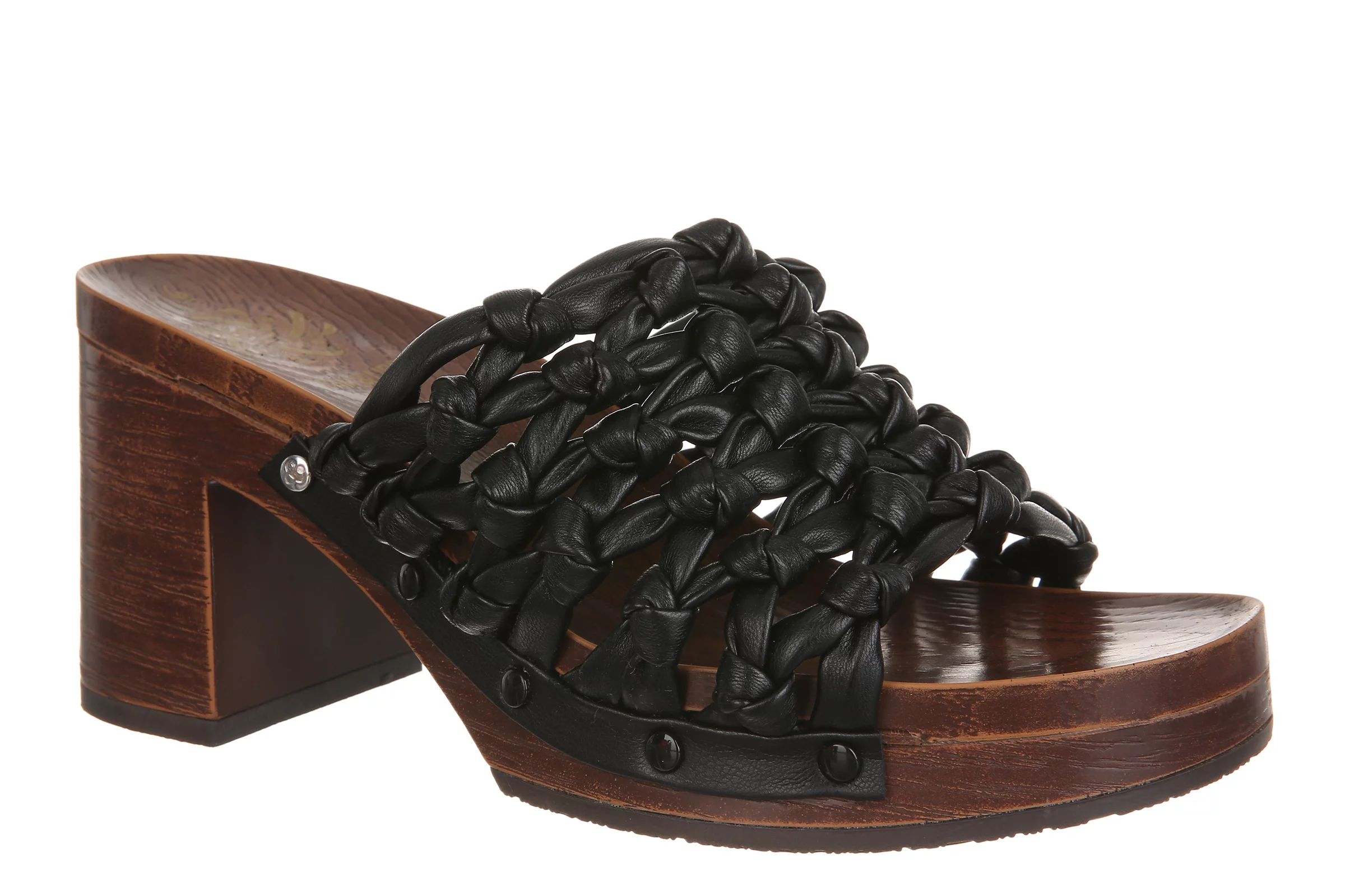 Sam & Libby Women's Carina Knotted Wooden Mule Sandal | Walmart (US)