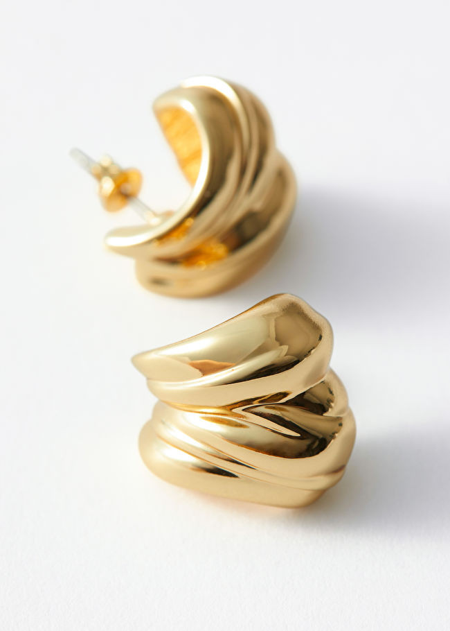 Chunky Sculptural Hoops | & Other Stories UK