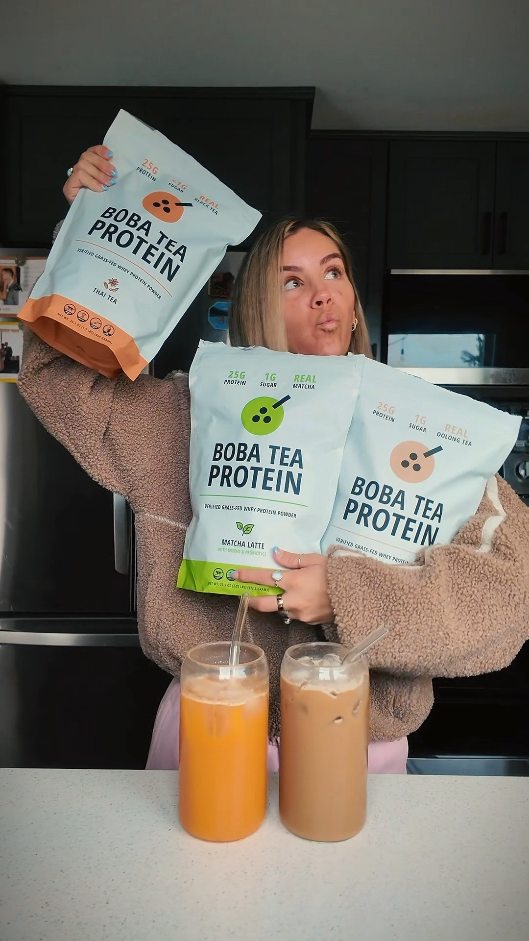 Boba tea protein is freaking wilddddd 🧋 

#LTKfoodie