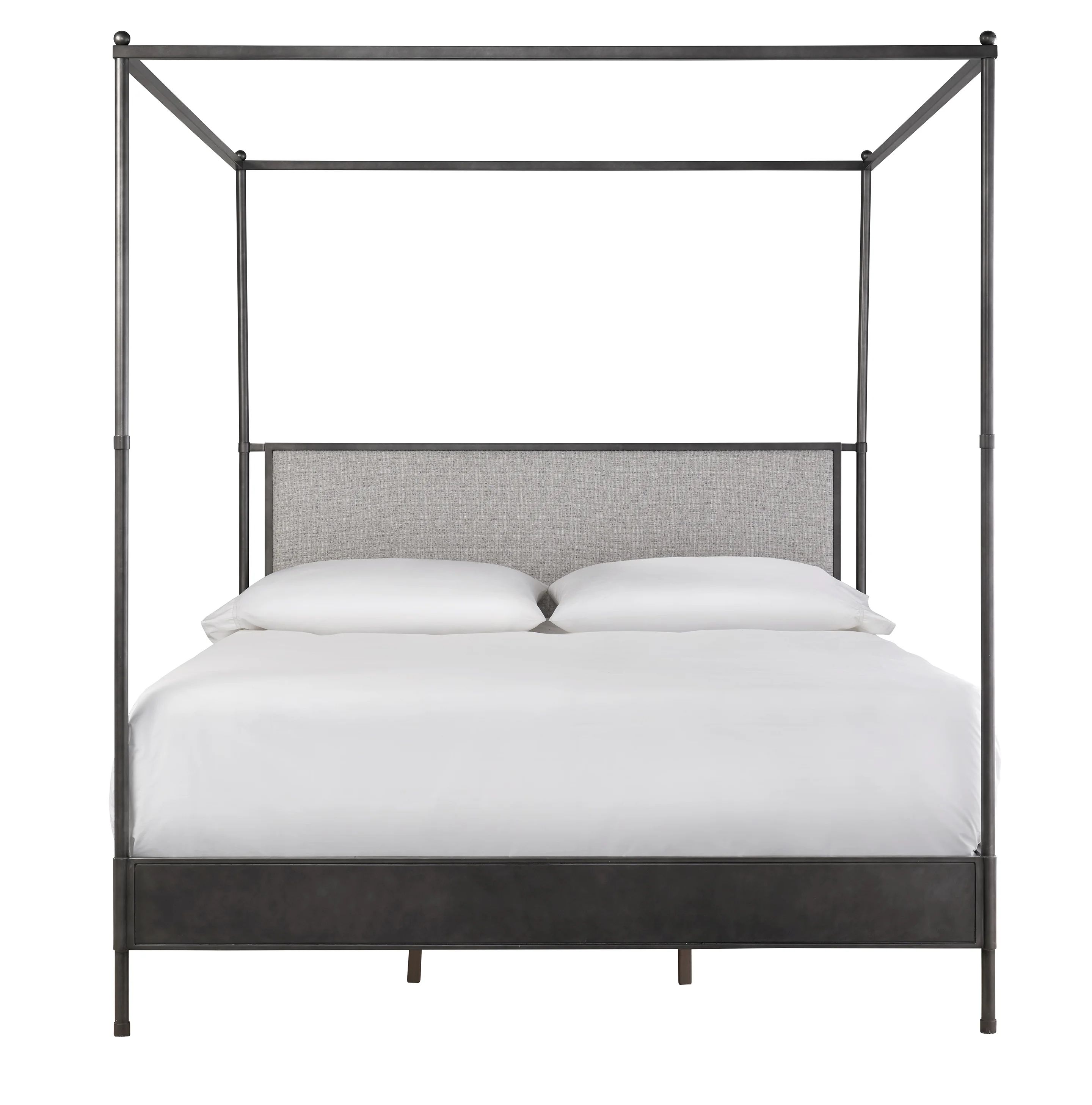 Bilbrook Upholstered Metal Canopy Bed | Wayfair North America
