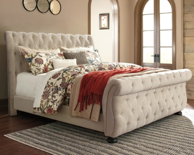 Willenburg King Upholstered Sleigh Bed | Ashley Homestore
