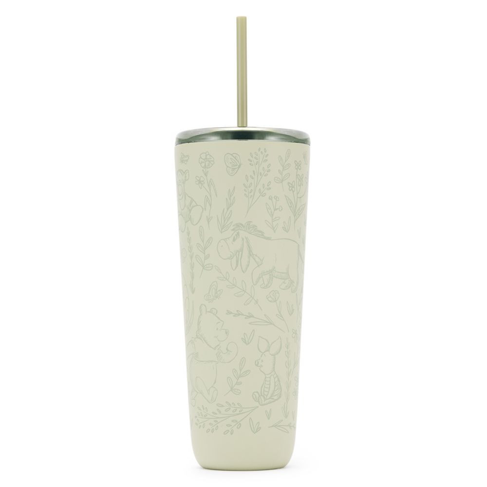 Winnie the Pooh and Pals 24 oz. Stainless Steel Starbucks® Travel Tumbler with Straw | Disney Store