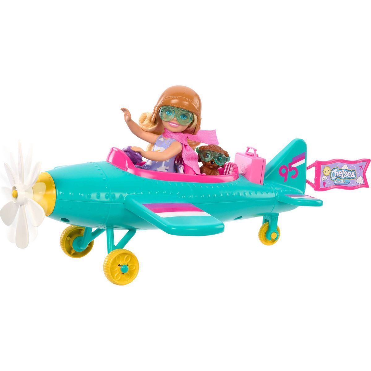 Barbie Chelsea Can Be… Plane Doll & Playset, 2-Seater Aircraft with Spinning Propellor & 7 Acce... | Target