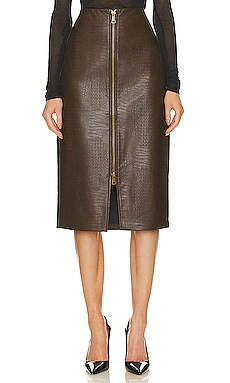 Hayes Faux Leather Midi Skirt
                    
                    Steve Madden | Revolve Clothing (Global)