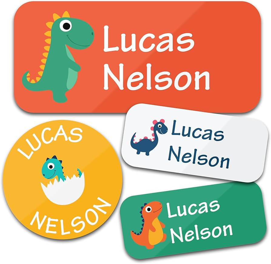 Personalized Daycare Name Labels (130 Labels) - Custom Waterproof Name Stickers for Clothing Tags... | Amazon (US)