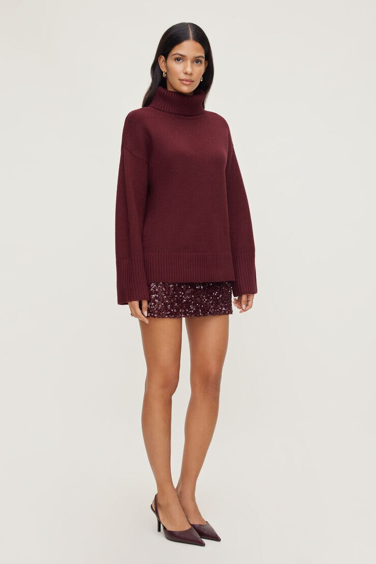 Kylie Sequin Mini Skirt | Dynamite Clothing