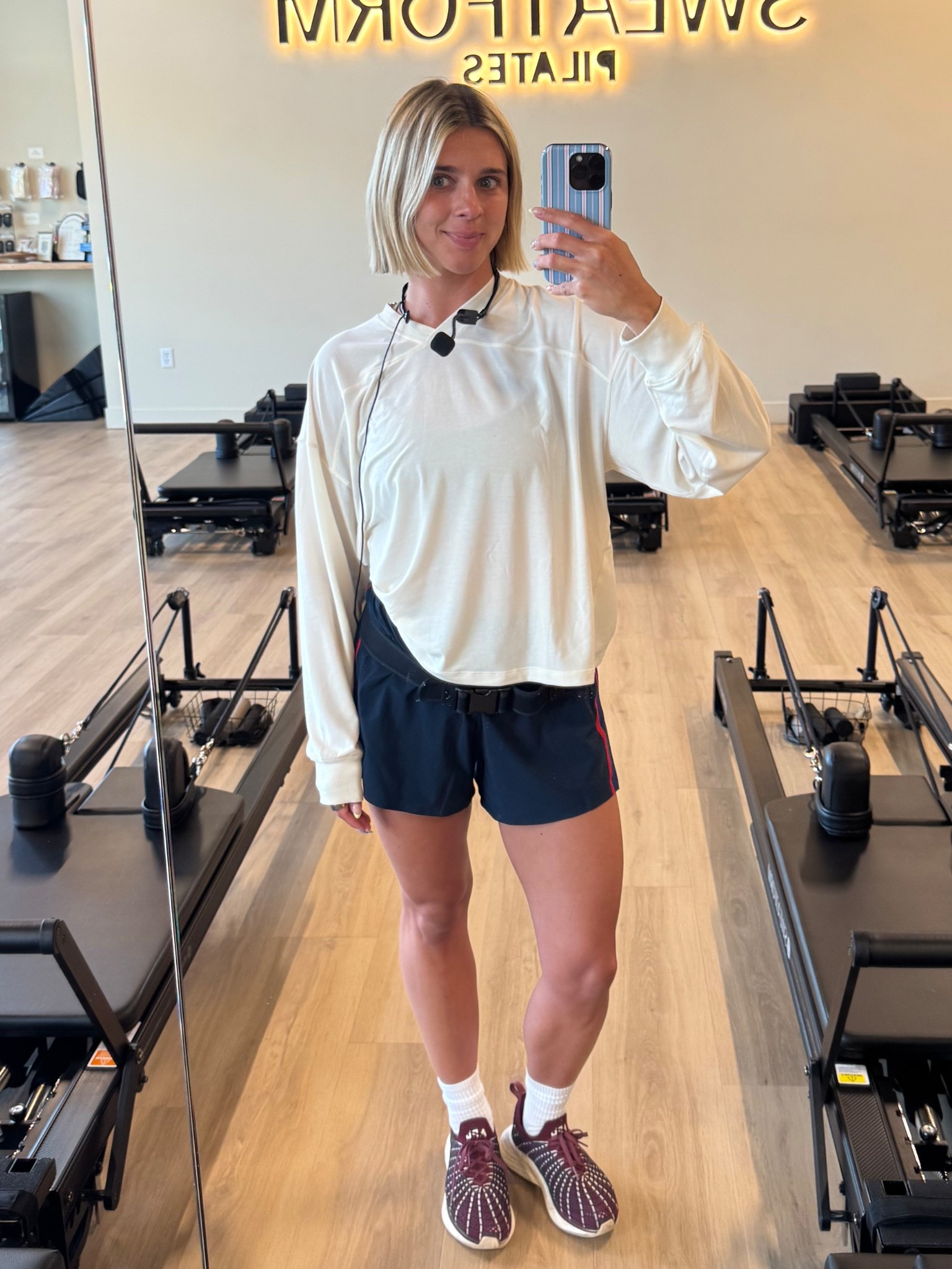 Shirt on sale, I’m wearing XS! Shoes are old colorway, linked some similar that would be so cute for spring