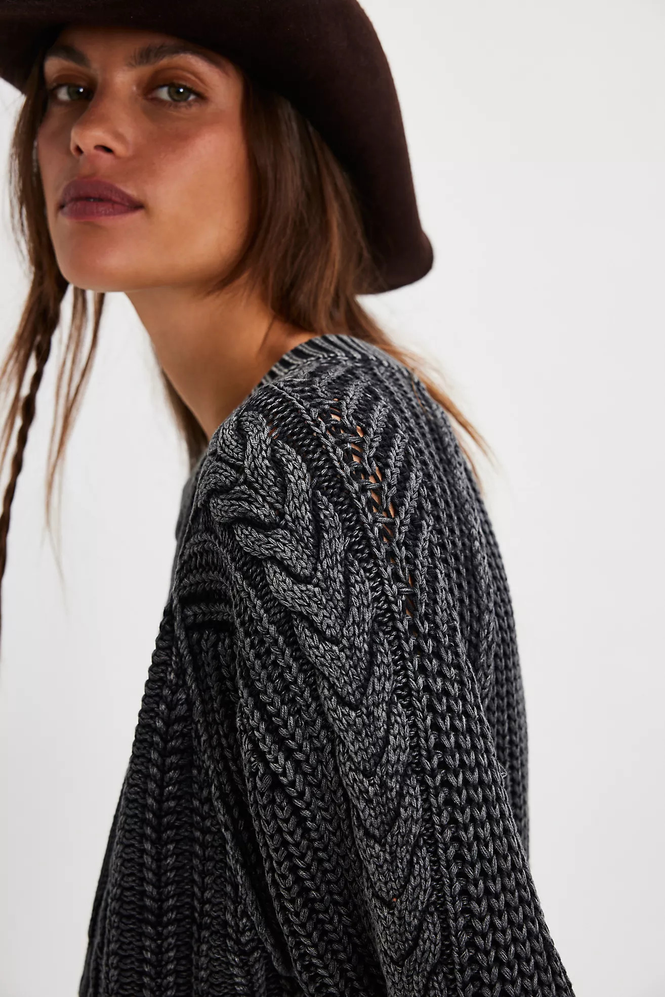 Frankie Cable Sweater | Free People (Global - UK&FR Excluded)