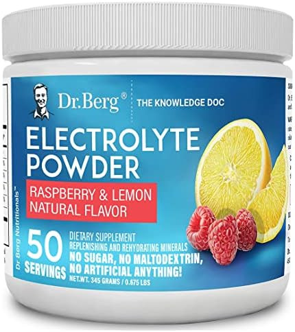 Dr. Berg's Original Keto Electrolytes Powder - Zero Artificial Ingredients - Sugar Free Electrolyte  | Amazon (US)