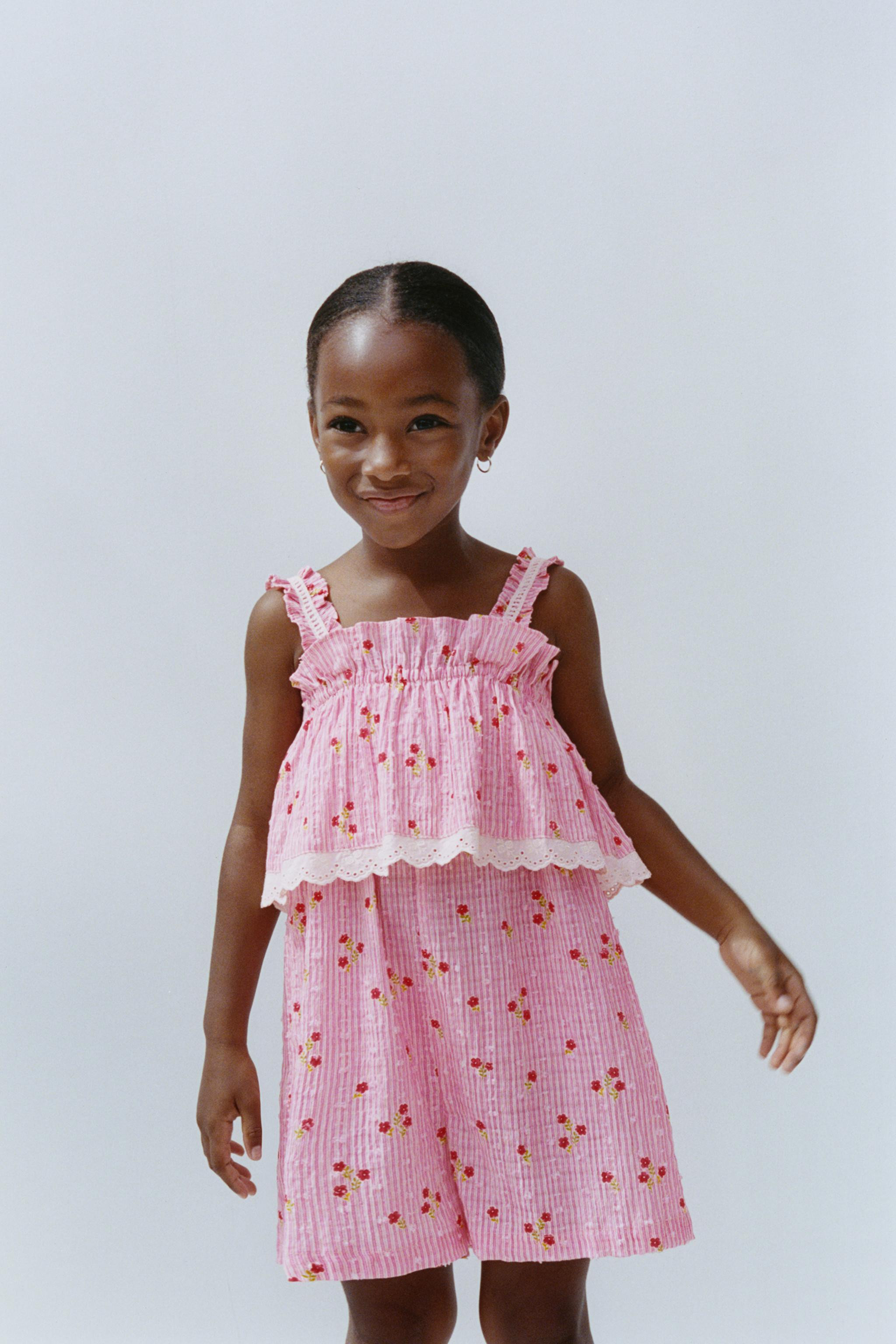 FLORAL SHORT JUMPSUIT | Zara US