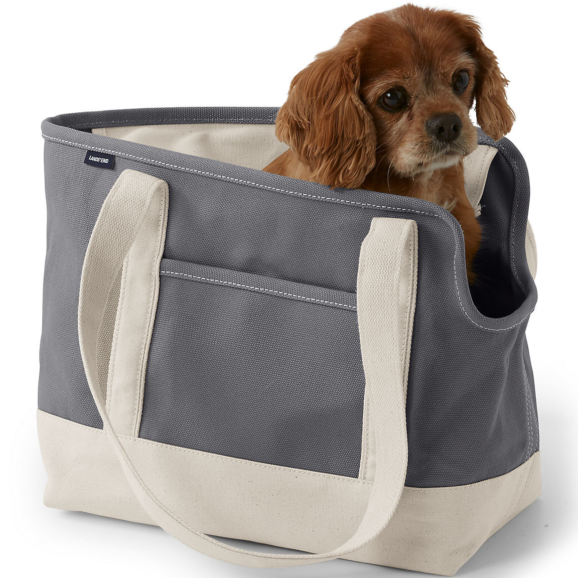 Canvas Tote Pet Carrier | Lands' End (US)