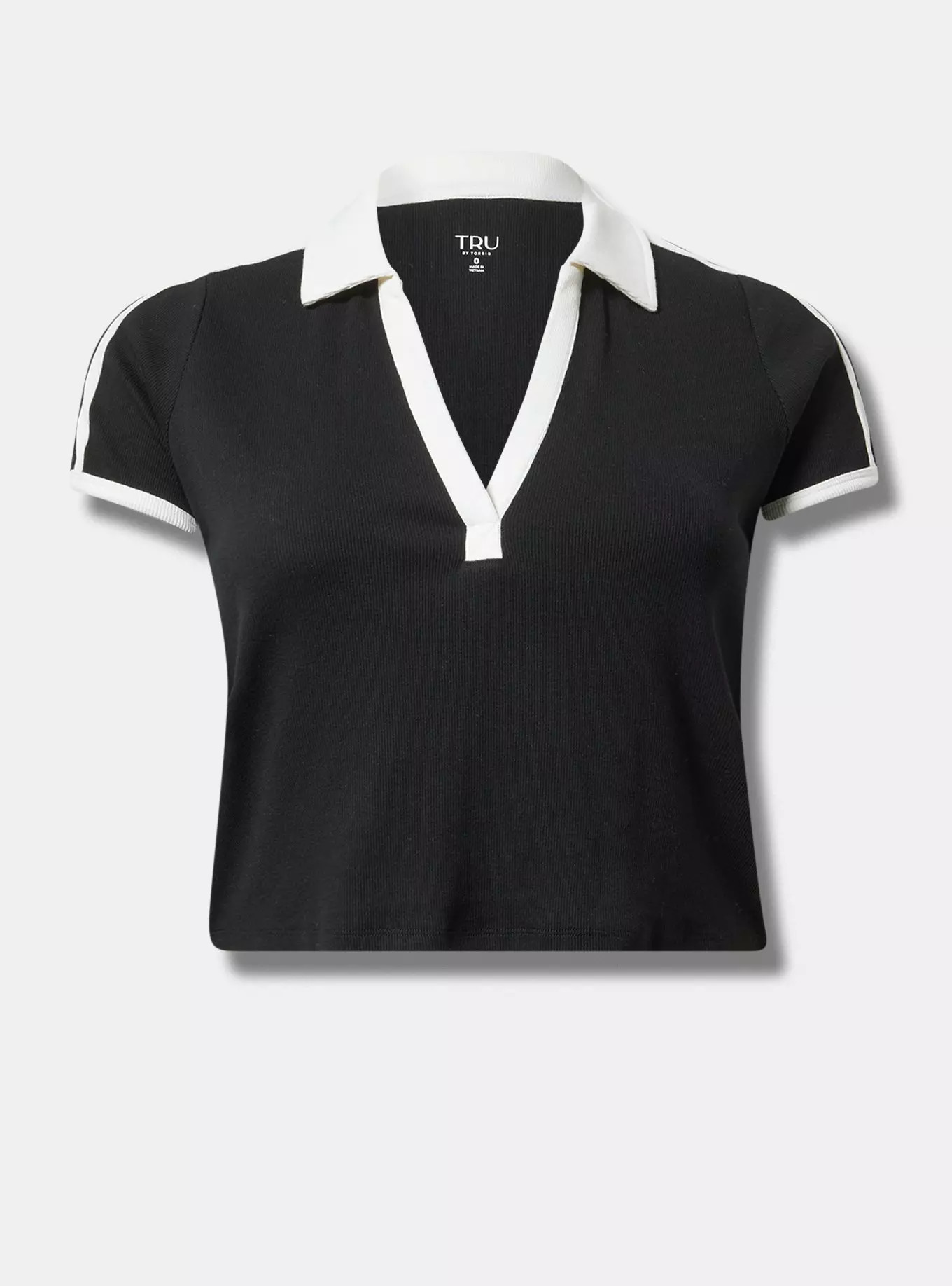 Heritage Rib Polo Active Tee | Torrid (US & Canada)