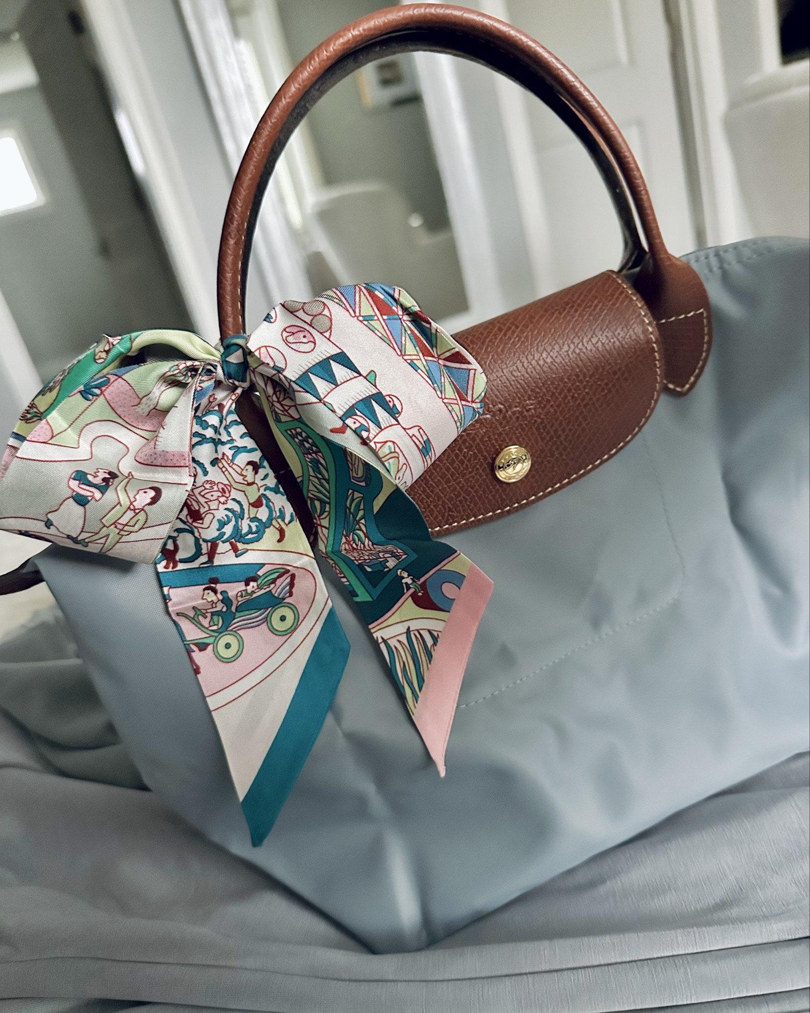 Love adding a silk scarf!

#LTKBaby #LTKOver40 #LTKFindsUnder50