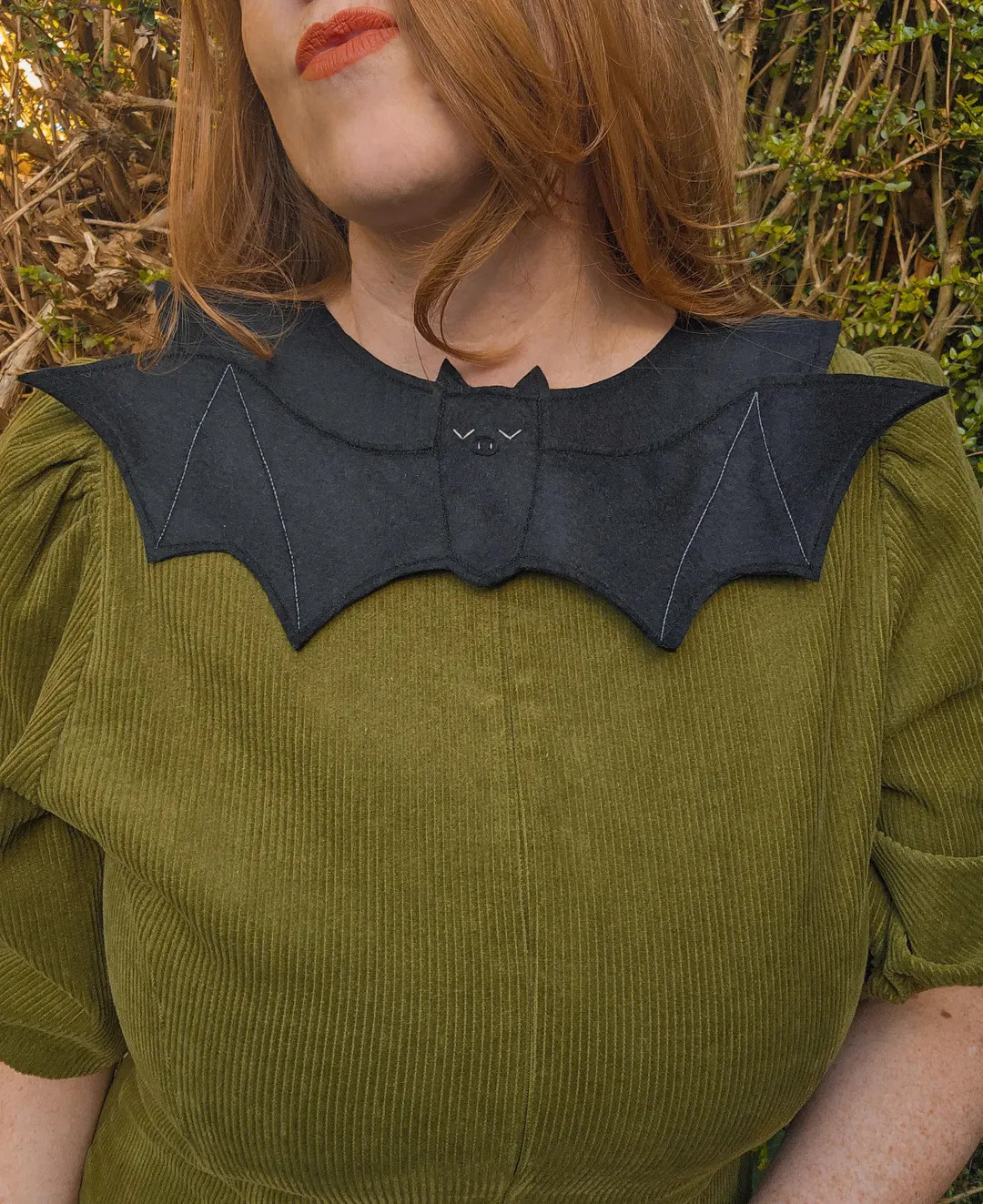 Autumn Bat Felt Collar - Etsy | Etsy (US)