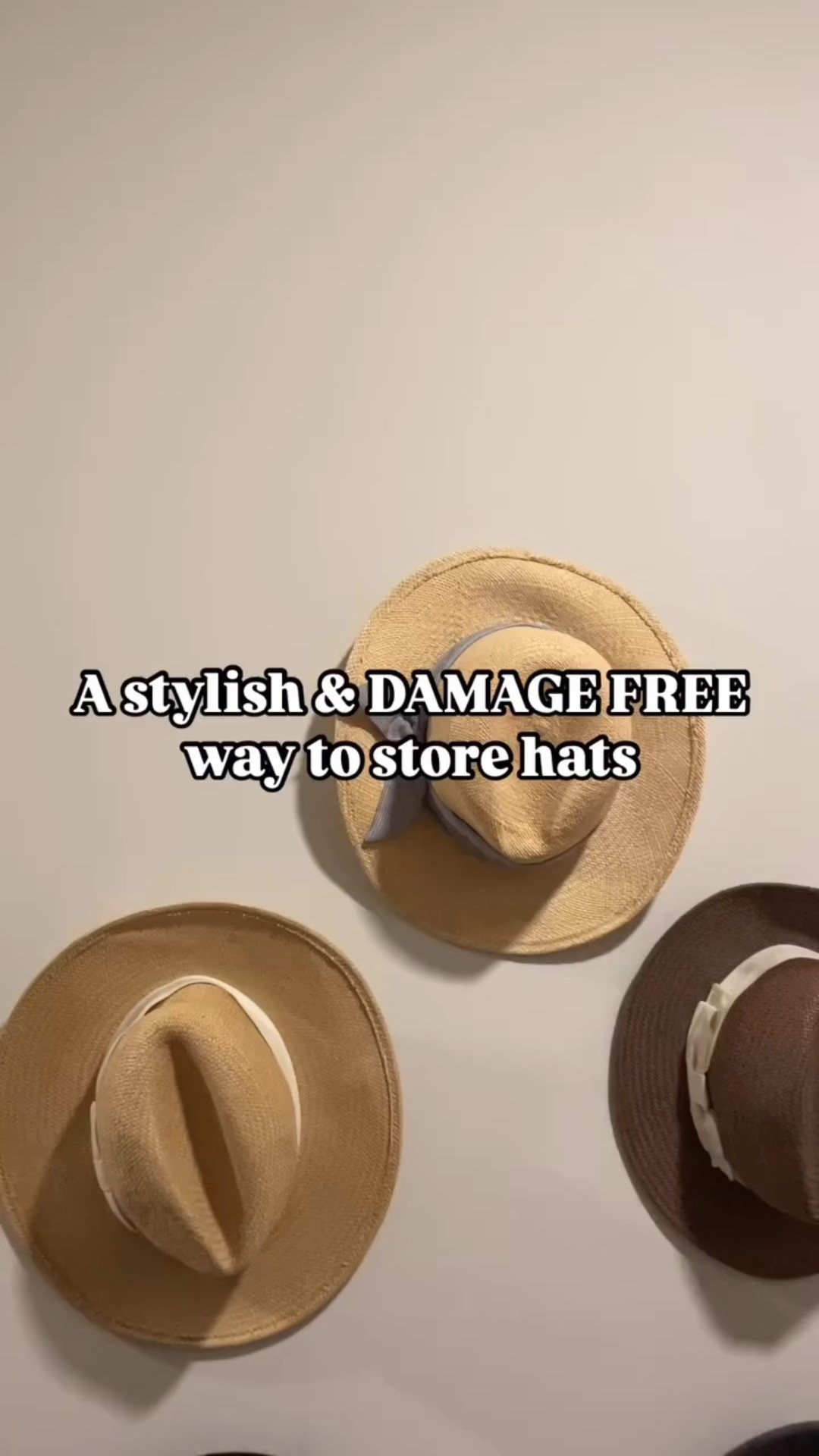 An easy way to store hats AND decorate a blank wall!

#LTKHome #LTKWatchNow
