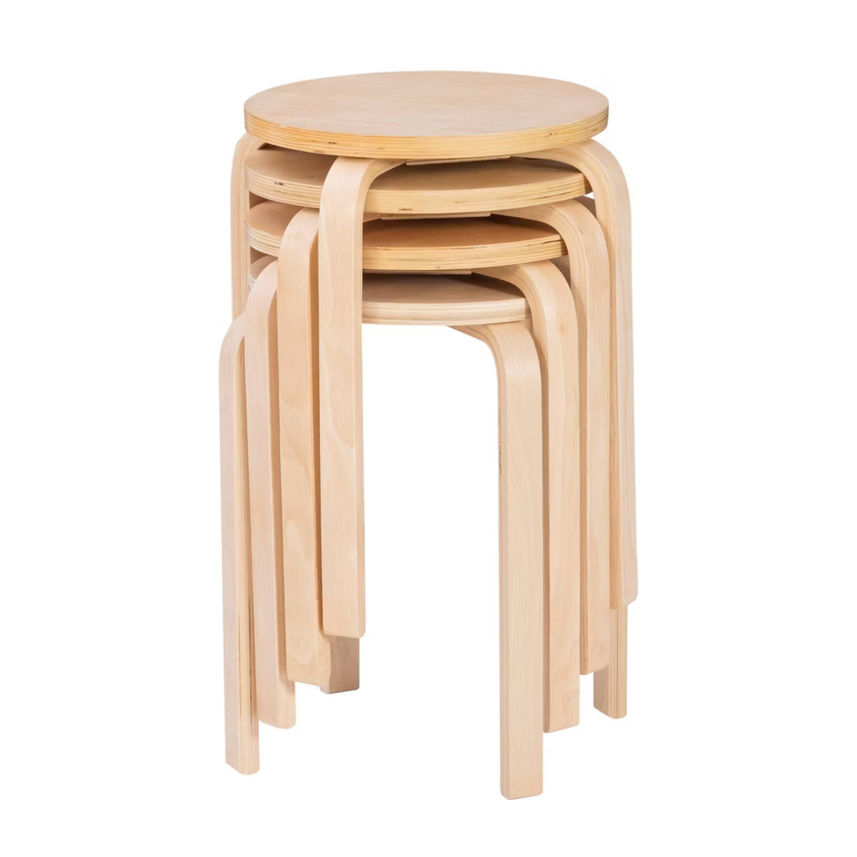 Set of 4 Bentwood Stools - Linon | Target