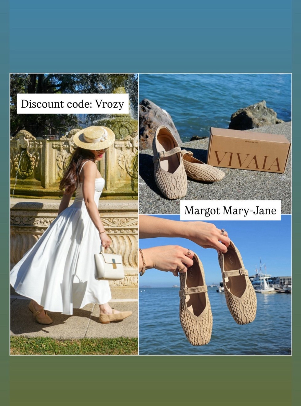 VIVAIA: Margot Mary-Jane cable knit 

Discount code: Vrozy

#LTKSeasonal #LTKStyleTip