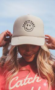 friday + saturday: take it easy trucker hat | RIFFRAFF