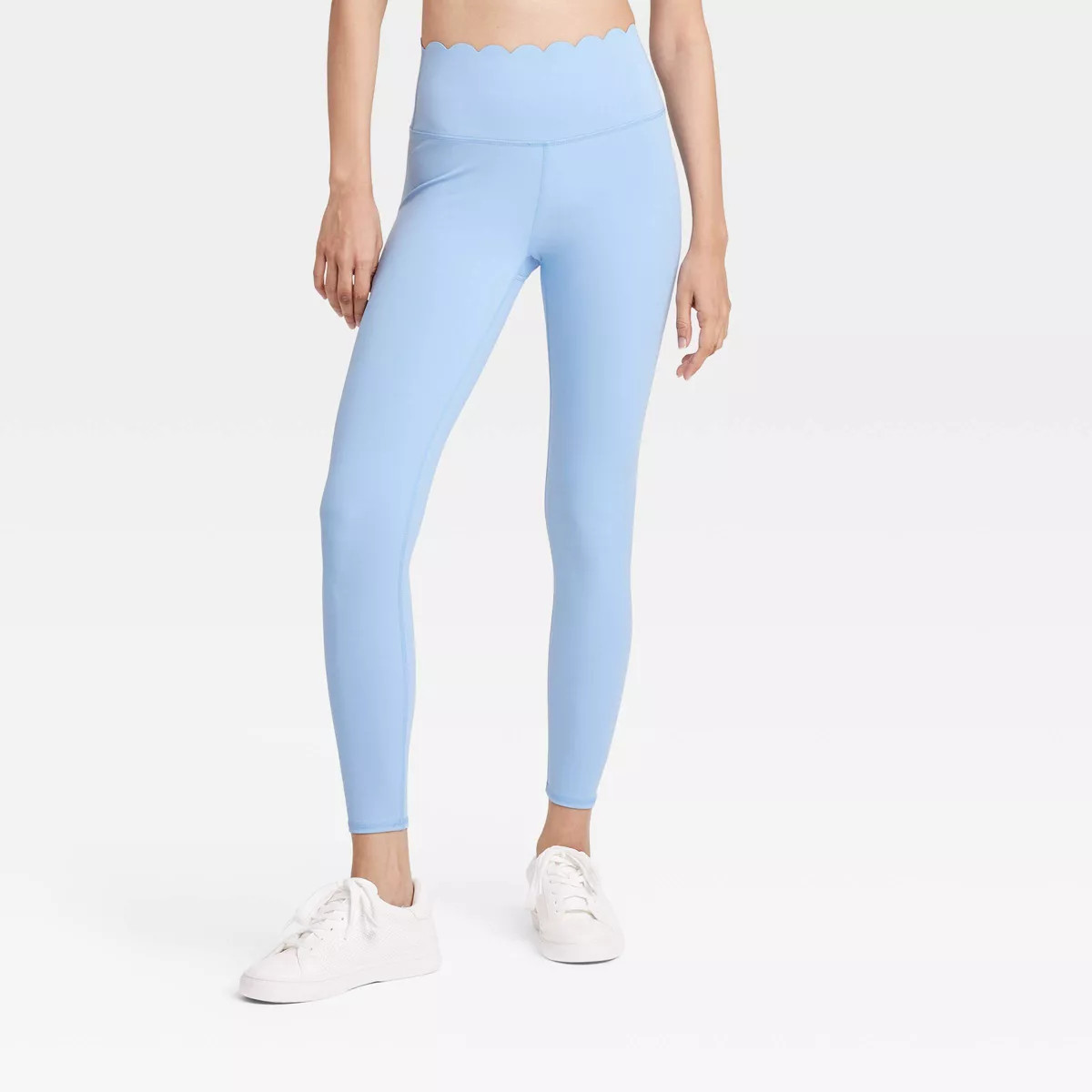 Women's Scallop Detail High-Rise 7/8 Leggings - JoyLab™ | Target