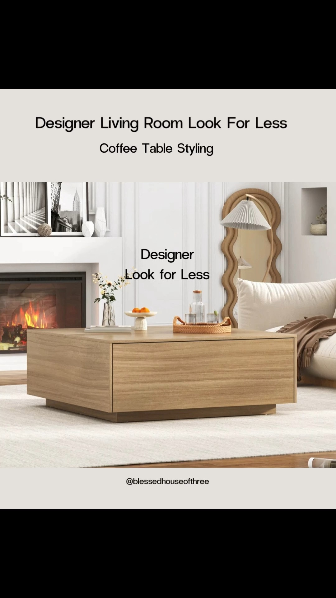 Styling my coffee table to get that high end designer living room look without the designer price tag 🤍 This neutral coffee table styling uses simple pieces like decor books, a ceramic vase, a decorative tray and a modern lamp to create a layered organic modern feel. If you love that Studio McGee and Magnolia inspired aesthetic, this is an easy way to recreate it using affordable finds from Amazon, Target and Wayfair. Coffee table styling, neutral home decor, organic modern. Follow me on LTK for daily home decor finds, Amazon favorites and simple styling ideas to elevate your space.

#LTKHome #LTKSaleAlert