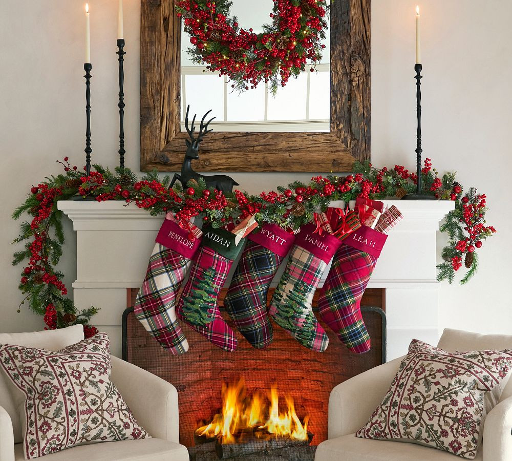 Plaid Stockings | Pottery Barn (US)