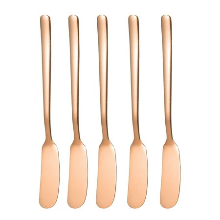 5 Pack Stainless Steel Cheese Desert Knives Breakfast Butter Slicer Sandwich Spreader Butter Spreade | Walmart (US)