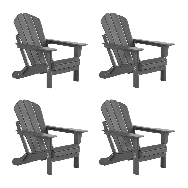 Shawnna Plastic Folding Adirondack Chair | Wayfair North America
