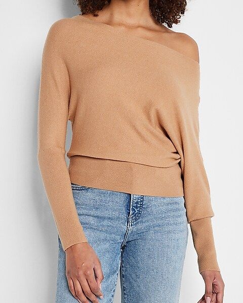 Conscious Edit Off The Shoulder Ultra Soft Sweater | Express