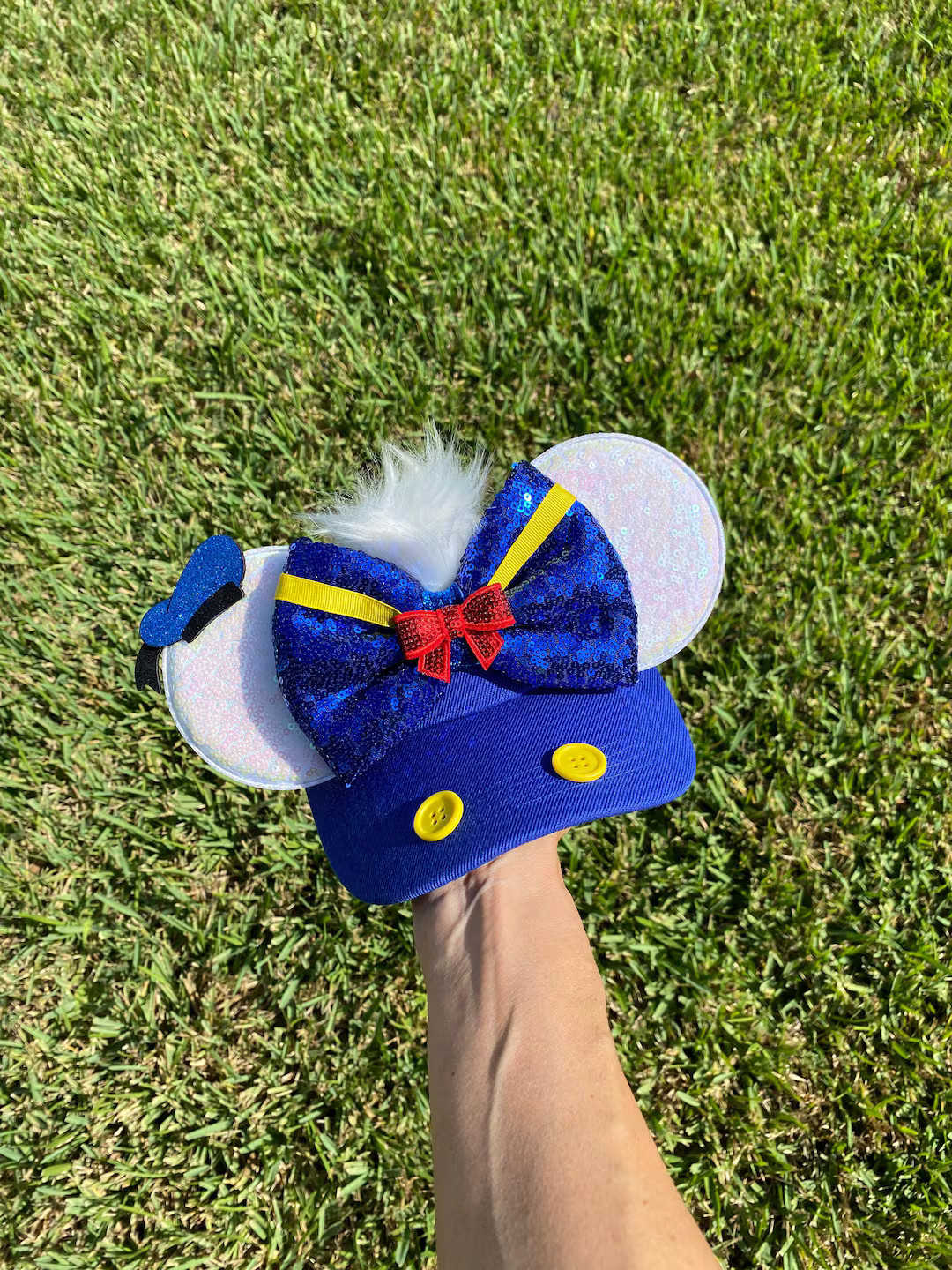 Donald Duck inspired, Mickey Ears, Mouse Ears, Disney mickey ears, Disney visor, Disney parks ess... | Etsy (US)