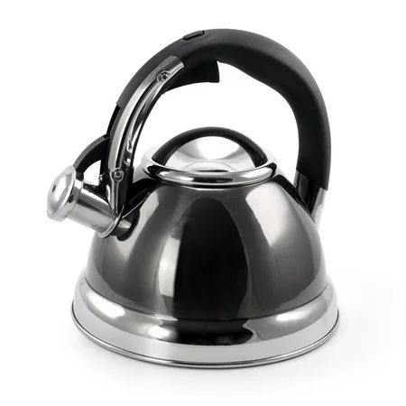 Mr. Coffee Kelton 2 Qt Stainless Steel Whistling Tea Kettle | Walmart (US)