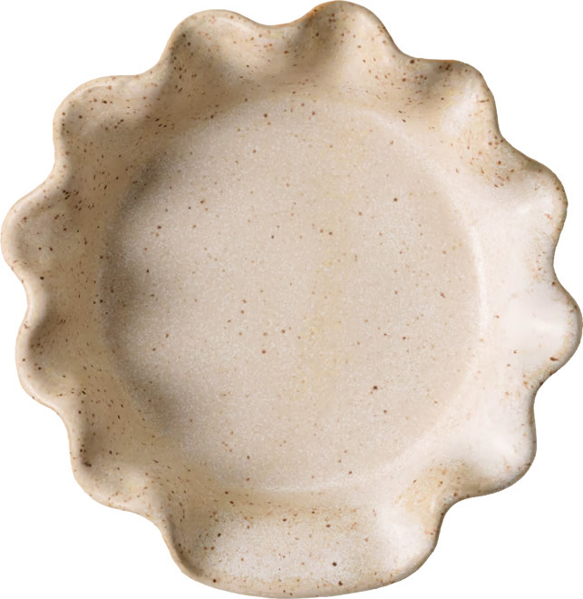 French White Ruffle Spoon Rest | Magnolia