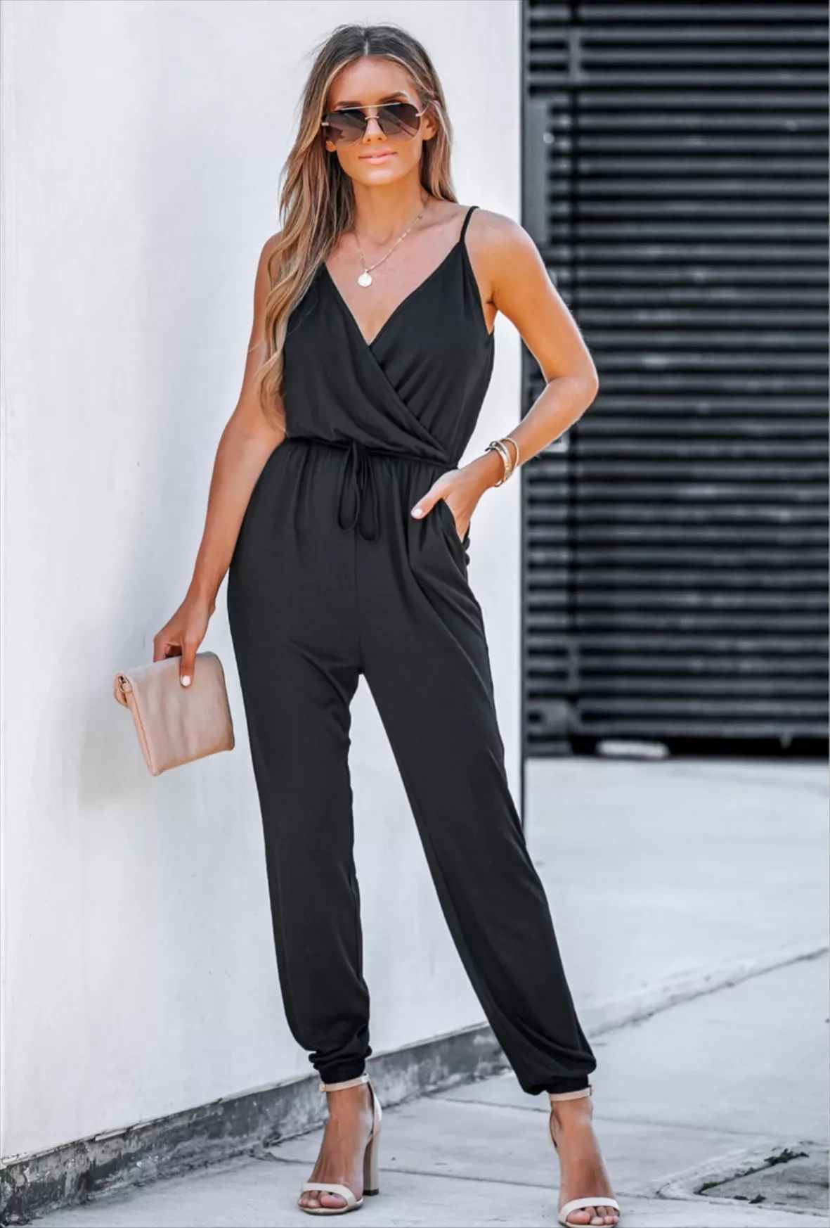 Drawstring Cami Jumpsuit curated on LTK