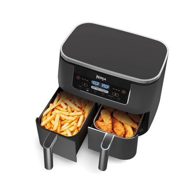 Ninja Foodi 8qt Original Dualzone 2 Basket Air Fryer with 6 functions - DZ201: Stainless Steel, Digital Control, Dishwasher-Safe | Target
