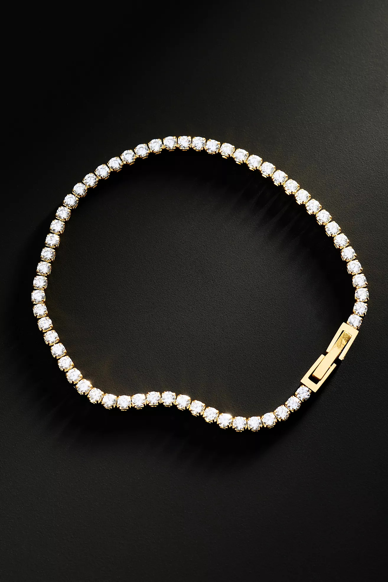 By Anthropologie Demi-Fine Crystal Tennis Bracelet | Anthropologie (US)