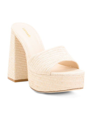 Made In Brazil Dolly Heeled Mules | TJ Maxx