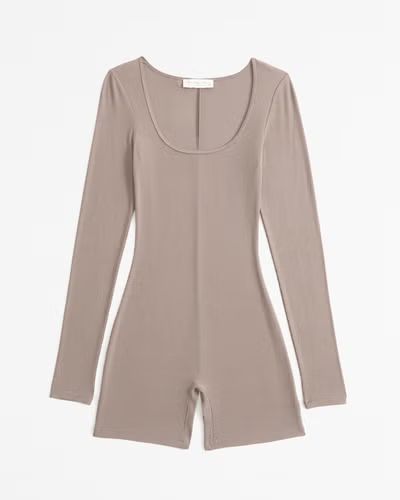 Lounge Long-Sleeve Romper | Abercrombie & Fitch (US)