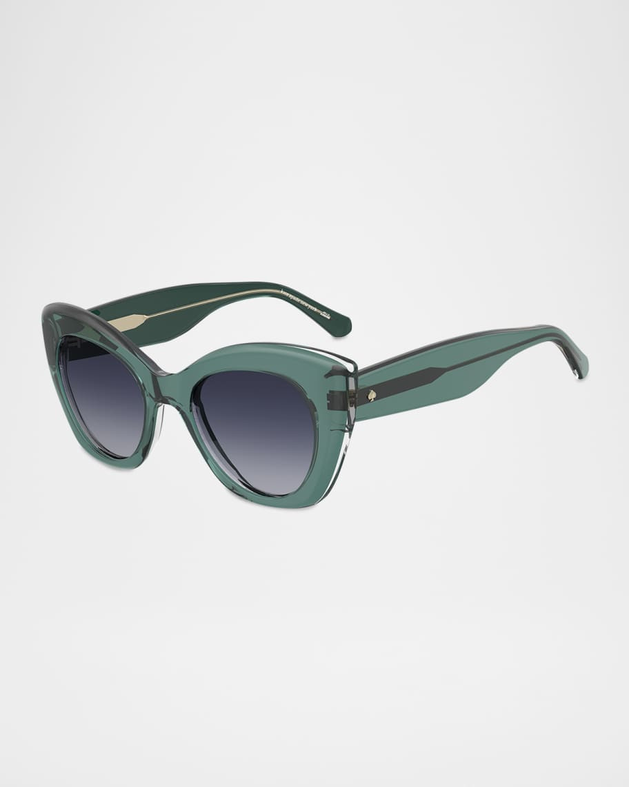 kate spade new york dominica rectangle acetate sunglasses | Neiman Marcus