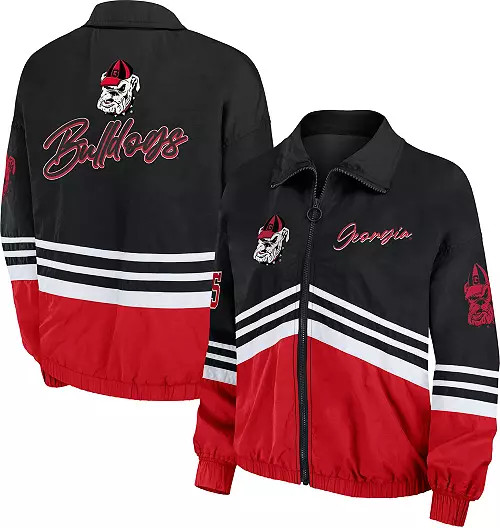 WEAR by Erin Andrews Women's Georgia Bulldogs  Red Vintage Windbreaker | Dick's Sporting Goods