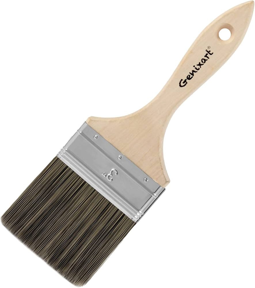 Double Thick Chip Paint Brush, 3 inch / 75mm Stain Brushes for Painting Walls and Fence Staining,... | Amazon (US)