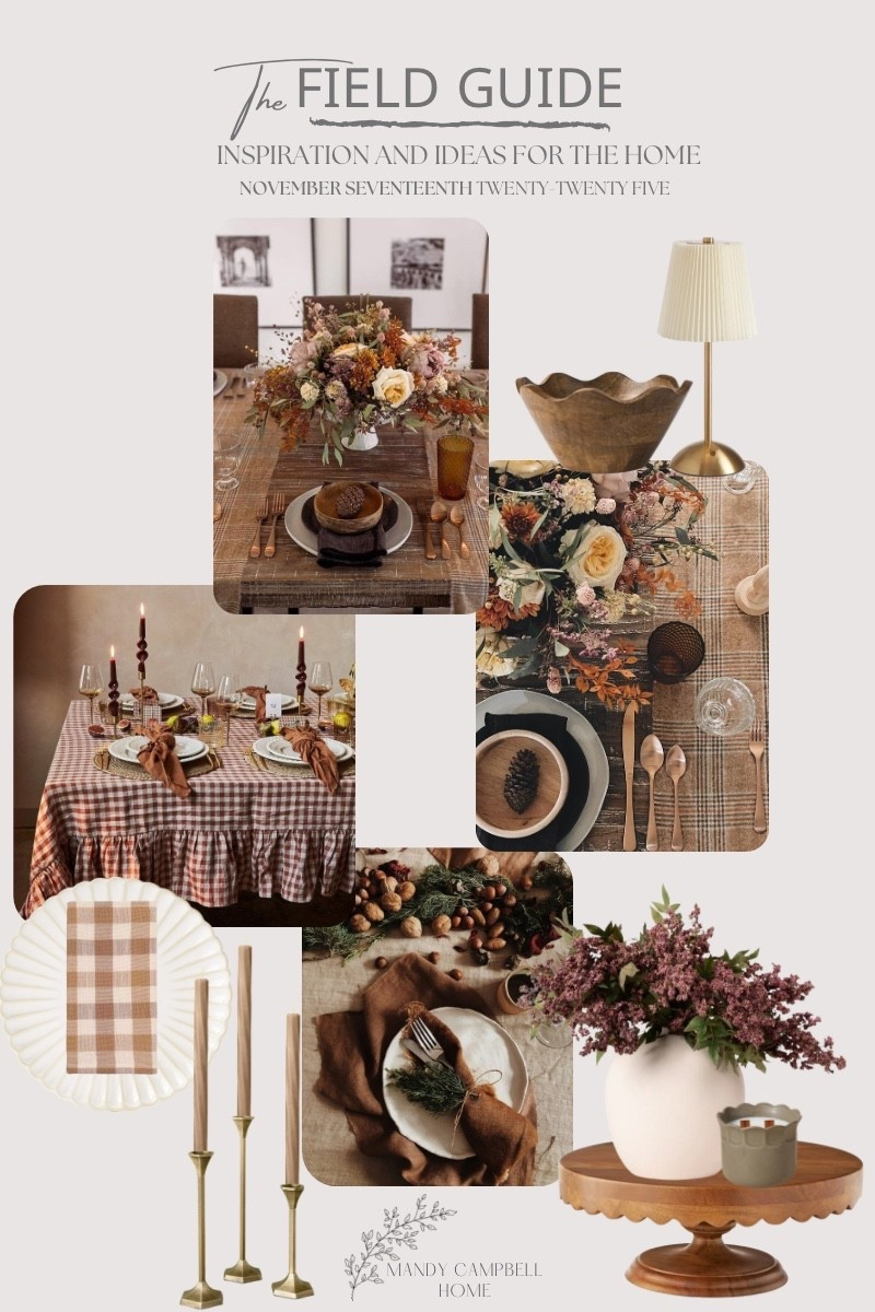 Soft tones, simple textures, and a touch of Thanksgiving charm. This week’s Field Guide is live and filled with inspiration for your Thanksgiving table.🤎

#LTKFindsUnder50 #LTKSeasonal #LTKHome