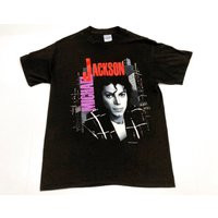 Michael Jackson T Shirt Bad Concert Tour Vintage 1988 Dates Pepsi Sponsor 2-Sided Official Licensed Band Merch Mohawk Music Record Store | Etsy (US)