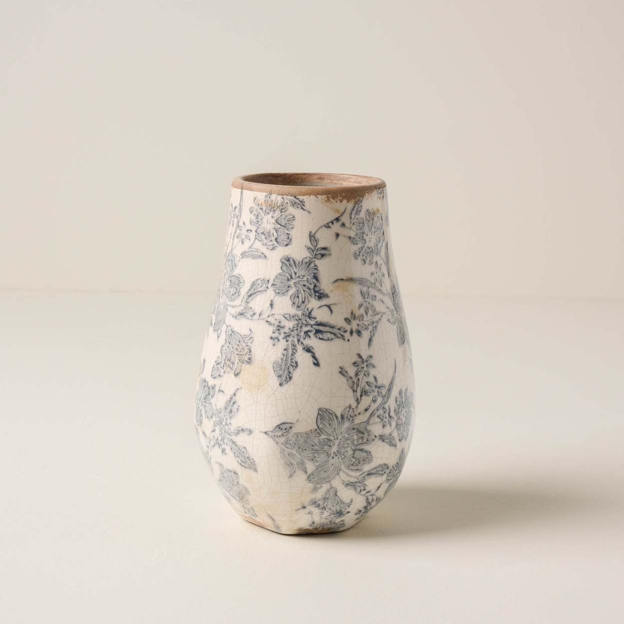 Black and White Distressed Vase | Magnolia