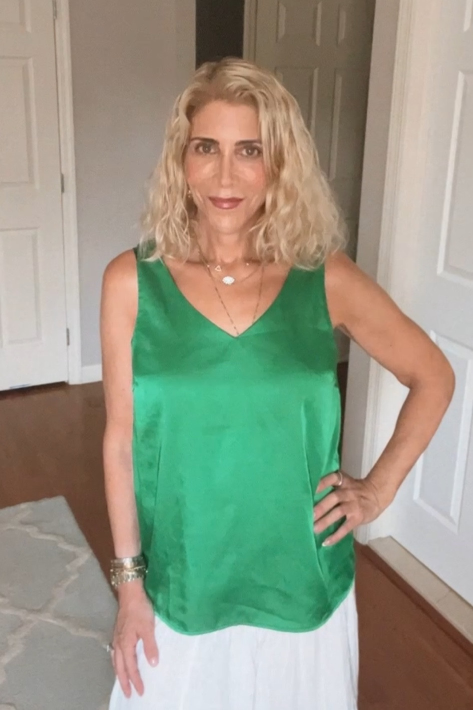 My favorite satin tank is now 30% off during Prime Day. I love it so much I have it in 3 colors. But it comes in 16!

At this price you should order a few too! It’s now under $12! 

Runs TTS. I’m wearing a medium (and it’s a bit big now).

#LTKFindsUnder50 #LTKSummerSales #LTKSaleAlert