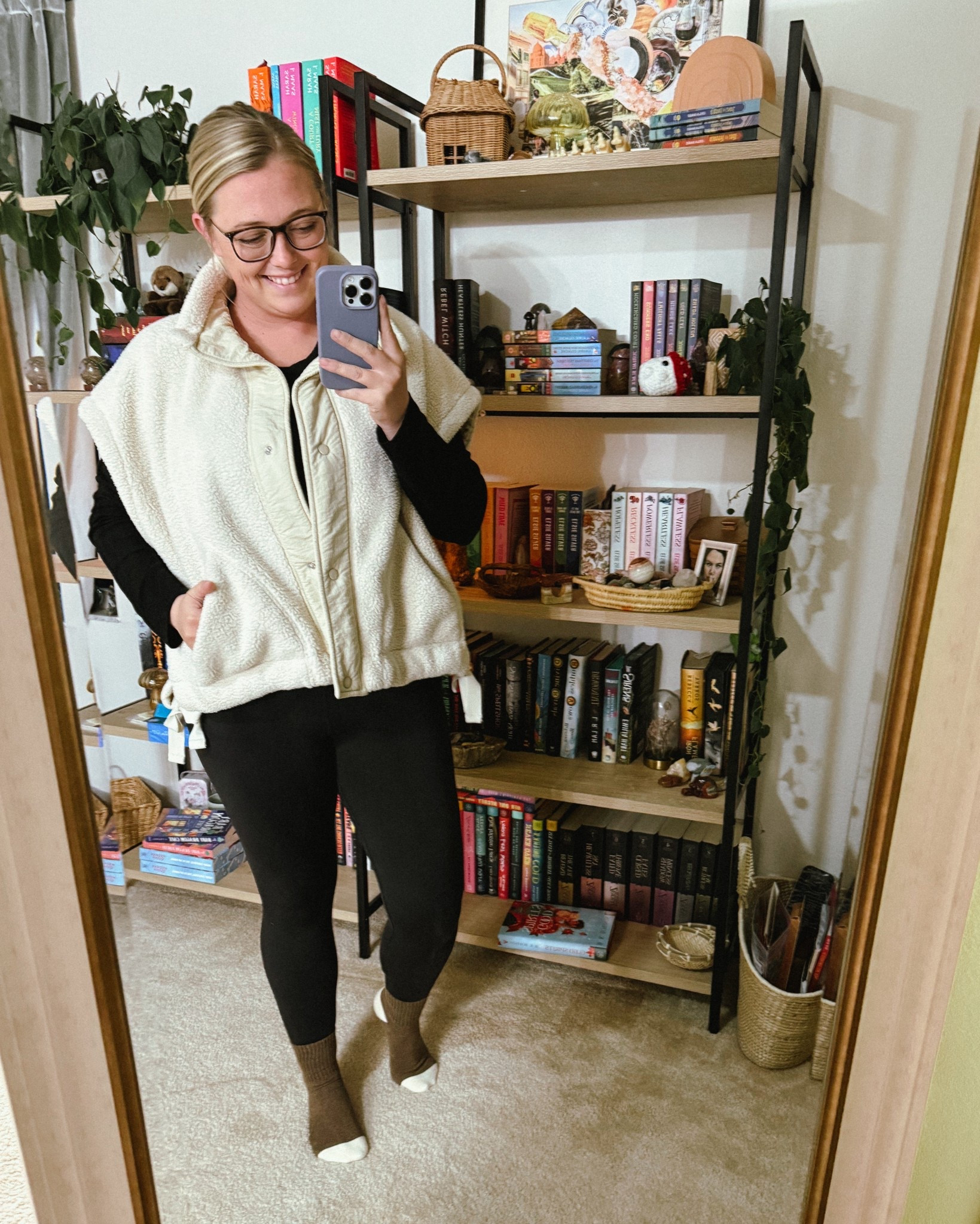Cozy & casual ootd! 

Free People Scout It Out Vest / Lululemon Align No Lone Leggings / Duck Ankle Socks / Amazon Basics 

#LTKMidsize #LTKdayinmylife #LTKgrwm