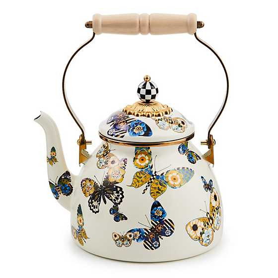 Butterfly 2 Quart Tea Kettle | MacKenzie-Childs
