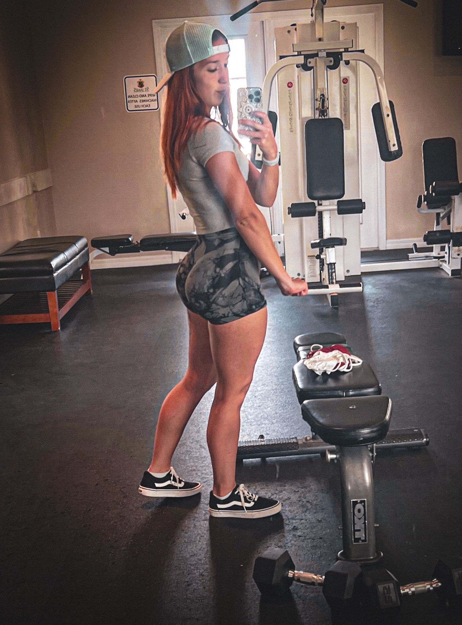 It’s starting to get nice out, so you know I had to start wearing shorts to the gym! And I am OBSESSED! They have a thick waste and that holds everything together (moms iykyk) haha and this hat is one of my favorites that I own. The teal color is 🤌🏼

#workout #trend #sale #under20 #fitness #fyp #style 

#LTKSeasonal #LTKsalealert #LTKfitness